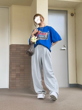 「Handmade（ハンドメイド）のアイテム」を使った、るる 🥦低身長コーデ🥬さん（レディース・149cm）の春コーディネート