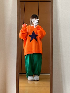 「アイテム（その他）」を使った、るる 🥦低身長コーデ🥬さん（レディース・149cm）の秋コーディネート