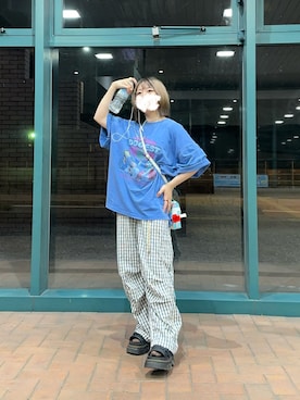 「アイテム（その他、グリーン系）」を使った、るる 🥦低身長コーデ🥬さん（レディース・149cm）の秋コーディネート
