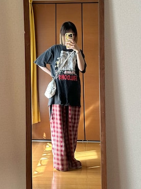 「アイテム（スラックス）」を使った、るる 🥦低身長コーデ🥬さん（レディース・149cm）の秋コーディネート