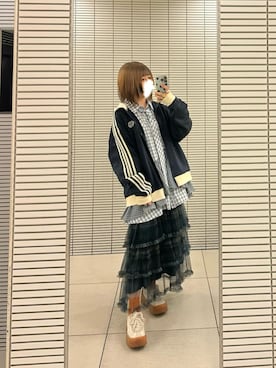 「MONO-MART（モノマート）のアイテム」を使った、るる 🥦低身長コーデ🥬さん（レディース・149cm）の春コーディネート