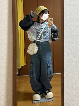 「いいね、save、フォローお願いします🤑」｜るる 🥦低身長コーデ🥬さん（レディース・149cm・20代）の秋コーディネート