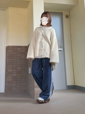 「ehka sopo（エヘカソポ）のアイテム」を使った、るる 🥦低身長コーデ🥬さん（レディース・149cm）の春コーディネート