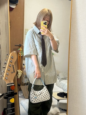 「GRAIN（グレイン）のアイテム」を使った、るる 🥦低身長コーデ🥬さん（レディース・149cm）の夏コーディネート