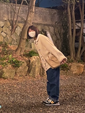 るる 🥦低身長コーデ🥬さん（レディース・149cm）の冬コーディネート