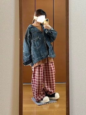 「アイテム（その他）」を使った、るる 🥦低身長コーデ🥬さん（レディース・149cm）の秋コーディネート