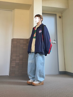 「Samansa Mos2（サマンサ モスモス）のアイテム」を使った、るる 🥦低身長コーデ🥬さん（レディース・149cm）の春コーディネート