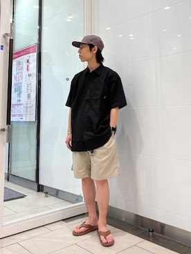 「KIJIMA TAKAYUKI（キジマ　タカユキ）のアイテム」を使った、オタケさん（メンズ・162cm）の夏コーディネート