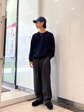 「アイテム（その他シューズ）」を使った、オタケさん（メンズ・162cm）の秋コーディネート