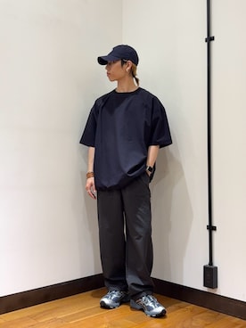「アイテム（帽子）」を使った、オタケさん（メンズ・162cm）の春コーディネート