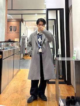 「アイテム（キーケース/キーアクセサリー）」を使った、オタケさん（メンズ・162cm）の秋コーディネート