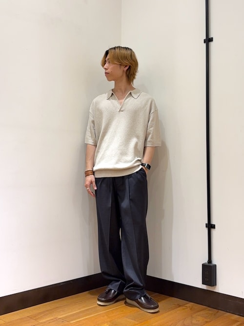 SILK NOIL スキッパーポロニット（ポロシャツ）｜URBAN RESEARCH