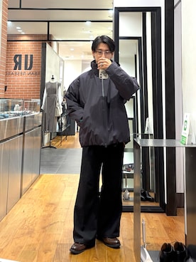 「アイテム（テーラードジャケット）」を使った、オタケさん（メンズ・162cm）の秋コーディネート