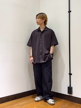 「帰省コーデ」｜オタケさん（メンズ・162cm）の春コーディネート