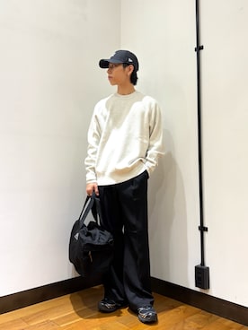 「URBAN RESEARCH（アーバンリサーチ）のアイテム（ショルダーバッグ）」を使った、オタケさん（メンズ・162cm）の秋コーディネート