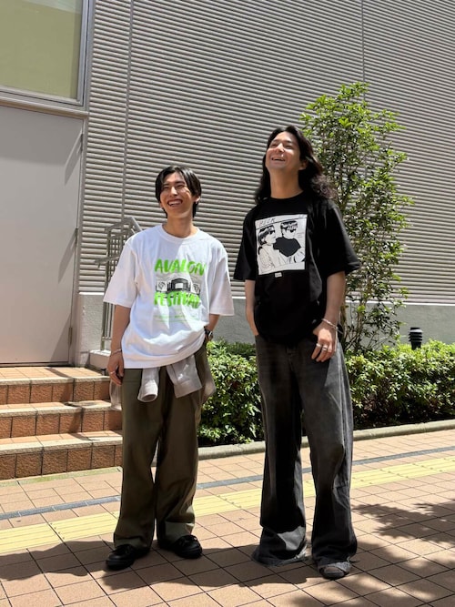 オンブレーチェックシャツ
