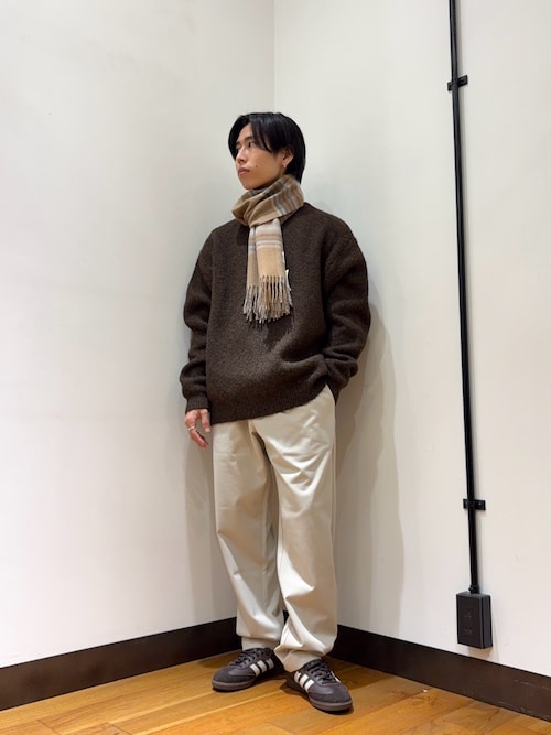 THE INOUE BROTHERS Brushed Scarf Check（マフラー）｜THE INOUE