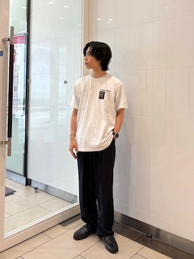 「URBAN RESEARCH（アーバンリサーチ）のアイテム（ローファー）」を使った、オタケさん（メンズ・162cm）の夏コーディネート