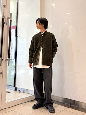 「アイテム（その他シューズ）」を使った、オタケさん（メンズ・162cm）の秋コーディネート