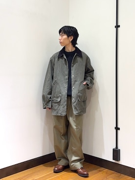 「Wide Dad（ワイドダッド）のアイテム」を使った、オタケさん（メンズ・162cm）の秋コーディネート