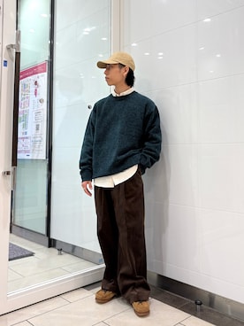 「アイテム（その他シューズ）」を使った、オタケさん（メンズ・162cm）の秋コーディネート