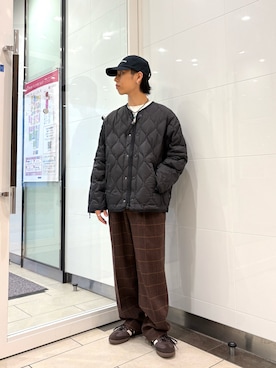 「イチ推しジャケットスタイル」｜「アイテム（その他アウター）」を使った、オタケさん（メンズ・162cm）の秋コーディネート