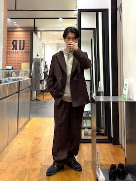 「アイテム（その他アウター）」を使った、オタケさん（メンズ・162cm）の秋コーディネート