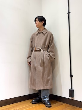 「寒い」｜「アイテム（ジャケット/アウター）」を使った、オタケさん（メンズ・162cm）の冬コーディネート