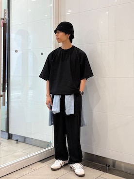 「URBAN RESEARCH（アーバンリサーチ）のアイテム（パンツ）」を使った、オタケさん（メンズ・162cm）の夏コーディネート