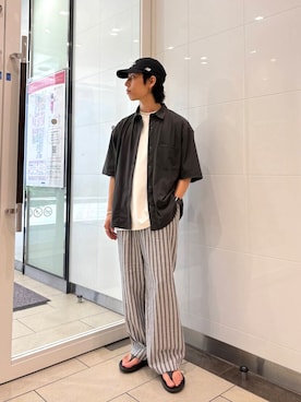 「NEW BALANCE（ニューバランス）のアイテム」を使った、オタケさん（メンズ・162cm）の夏コーディネート