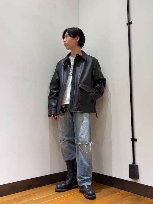 new basic COW LEATHER TYPE A-2 JACKET（その他アウター）｜URBAN