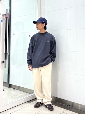 「アイテム（その他トップス）」を使った、オタケさん（メンズ・162cm）の秋コーディネート