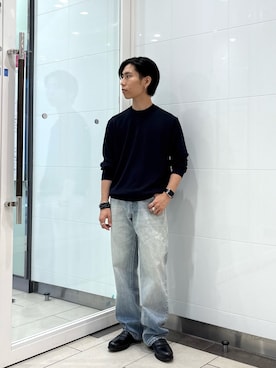 「アイテム（ドレスシューズ）」を使った、オタケさん（メンズ・162cm）の秋コーディネート