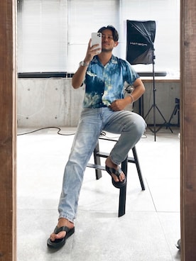 「#Re:room（リルーム）のアイテム」を使った、Yoshinori.Uさん（メンズ・172cm）の夏コーディネート