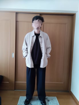 「アイテム（デニムジャケット）」を使った、まっすーさん（メンズ・169cm・30代）の秋コーディネート