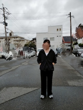 「アイテム（スラックス）」を使った、まっすーさん（メンズ・169cm・30代）の秋コーディネート