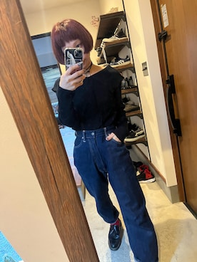 「LENO（リノ）のアイテム」を使った、naeさん（レディース・155cm）の春コーディネート