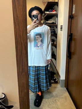 「SANSeLF（サンセルフ）のアイテム」を使った、naeさん（レディース・155cm）の秋コーディネート