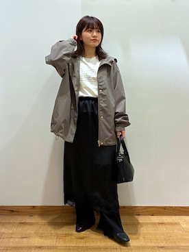 「GLOBAL WORK（グローバルワーク）のアイテム（パンツ）」を使った、hironaさん（レディース・150cm）の春コーディネート