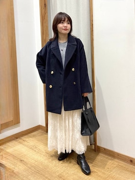 「アイテム（ワンピース/ドレス）」を使った、hironaさん（レディース・150cm・30代）の冬コーディネート