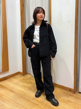 「アイテム（ブルゾン）」を使った、hironaさん（レディース・150cm・30代）の冬コーディネート