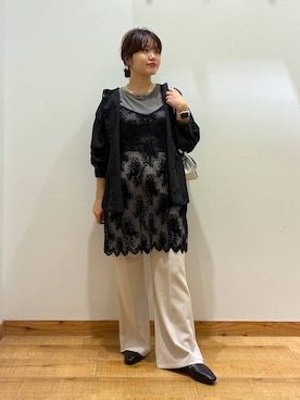 「GLOBAL WORK（グローバルワーク）のアイテム（トップス）」を使った、hironaさん（レディース・150cm）の秋コーディネート