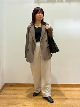 「GLOBAL WORK（グローバルワーク）のアイテム」を使った、hironaさん（レディース・150cm）の春コーディネート