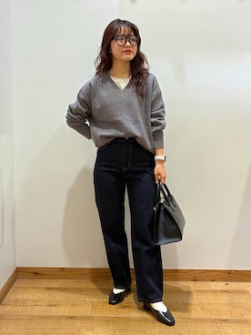 「アイテム（スウェット）」を使った、hironaさん（レディース・150cm・30代）の秋コーディネート