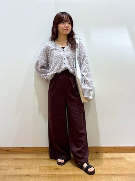 「アイテム（カーディガン/ボレロ）」を使った、hironaさん（レディース・150cm・30代）の夏コーディネート