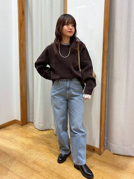 「体型カバー」｜hironaさん（レディース・150cm）の冬コーディネート