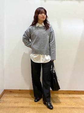 「アイテム（ワンピース/ドレス）」を使った、hironaさん（レディース・150cm・30代）の秋コーディネート