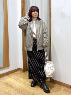 「GLOBAL WORK（グローバルワーク）のアイテム（トップス）」を使った、hironaさん（レディース・150cm）の冬コーディネート