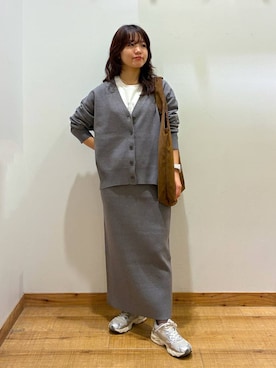 「アイテム（Tシャツ/カットソー）」を使った、hironaさん（レディース・150cm）の秋コーディネート