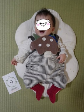 「アイテム（ママ＆ベビー）」を使った、まるちゃんさん（キッズ・60cm）の冬コーディネート